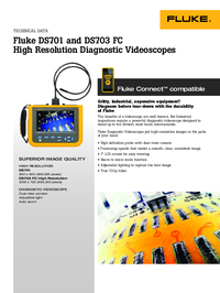 Thumbnail of document Data Sheet - DS703 FC Diagnostic Videoscope